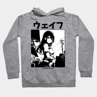 Anime Manga Girl Aesthetic Soft Grunge Waifu Japanese Otaku Hoodie